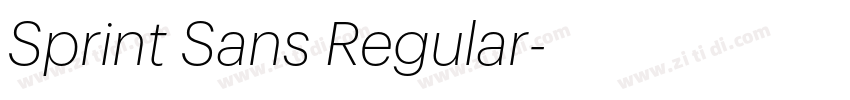 Sprint Sans Regular字体转换 Sprint Sans Regular字体转换